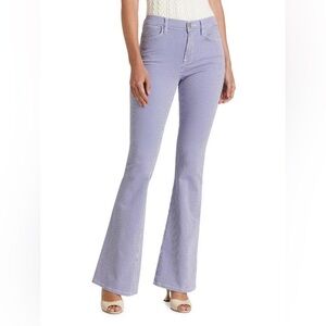 Frame. Le High Flare Pants. Blue & White Stripe. Size 26.